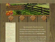 Tablet Screenshot of cichesiedlisko.pl